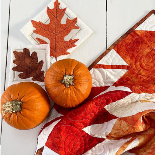 Fall Leaf Quilt Blocks - Image 2