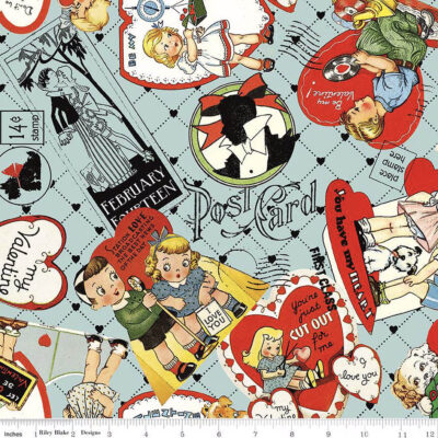 Take Heart Card Toss Blue