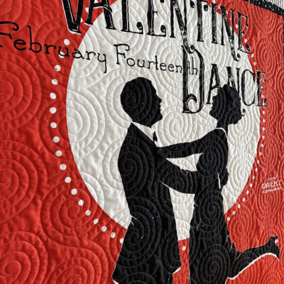 Valentine Dance Main Panel Quilt Kit