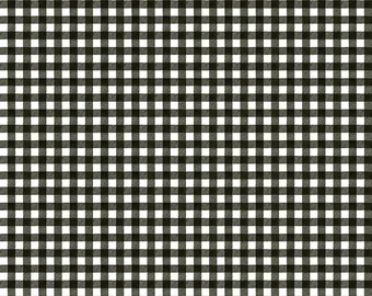 Pumpkin Patch Black Gingham